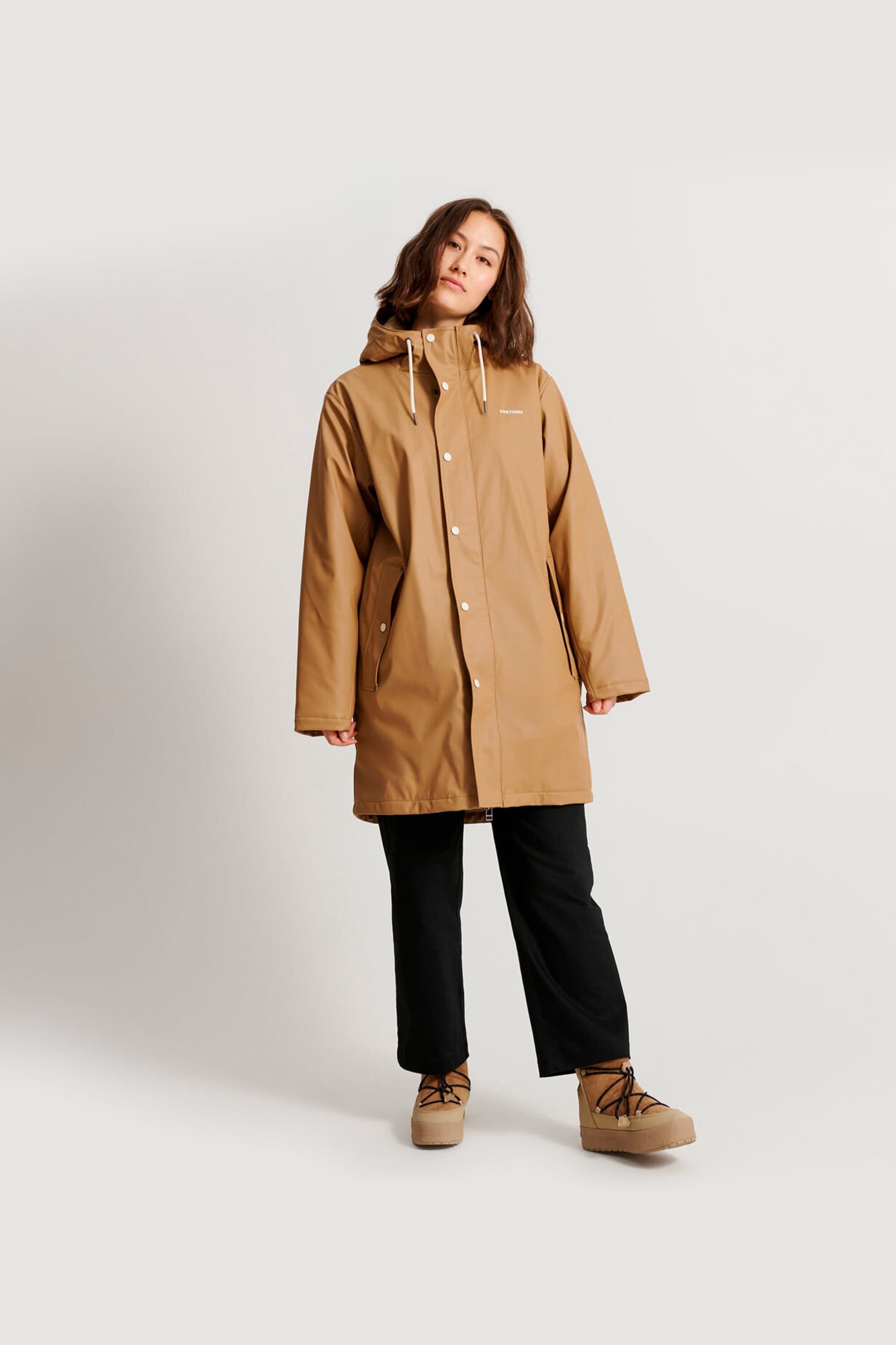 WINGS PILE RAIN COAT